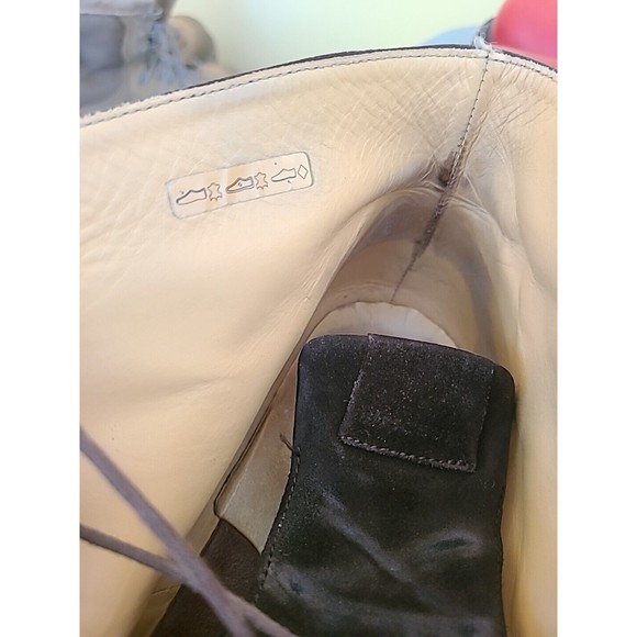 EUC $650 Heschung Dk Brown Suede Desert Chukka Dress Boots Mens Size 11 44 9.5 - Picture 4 of 10